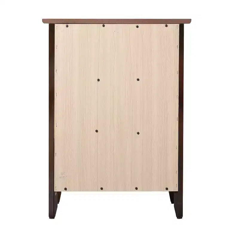 Table de chevet HomeStock 63,5 cm H x 48,26 cm l x 38,1 cm P, 3 tiroirs, Rangement compact