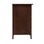 Table de chevet HomeStock 63,5 cm H x 48,26 cm l x 38,1 cm P, 3 tiroirs, Rangement compact