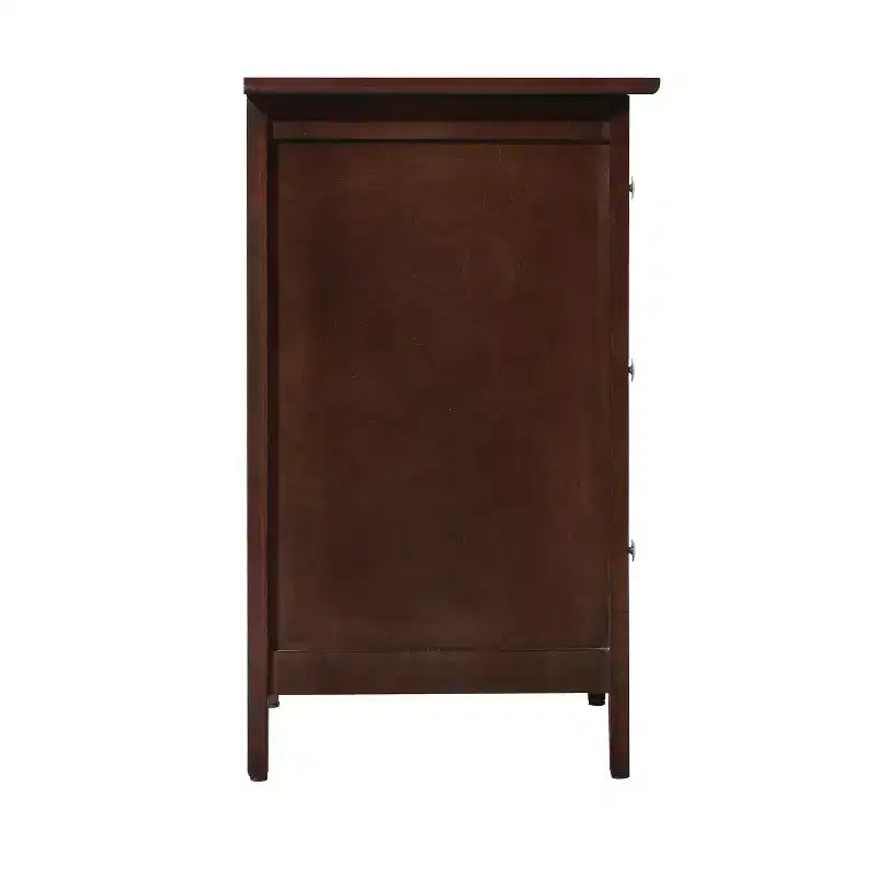 Table de chevet HomeStock 63,5 cm H x 48,26 cm l x 38,1 cm P, 3 tiroirs, Rangement compact