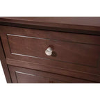 Table de chevet HomeStock 63,5 cm H x 48,26 cm l x 38,1 cm P, 3 tiroirs, Rangement compact
