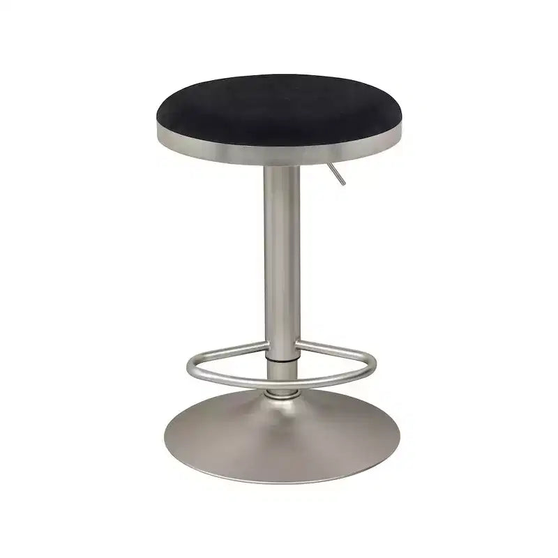Tabouret réglable Meridian Furniture Brody en velours noir