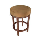Meridian Furniture, Tabouret de comptoir en velours Monette Saddle