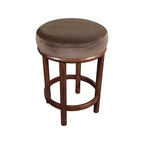 Meridian Furniture, Tabouret de comptoir Monette en velours marron