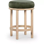 Meridian Furniture,Monette Green Velvet Counter Stool