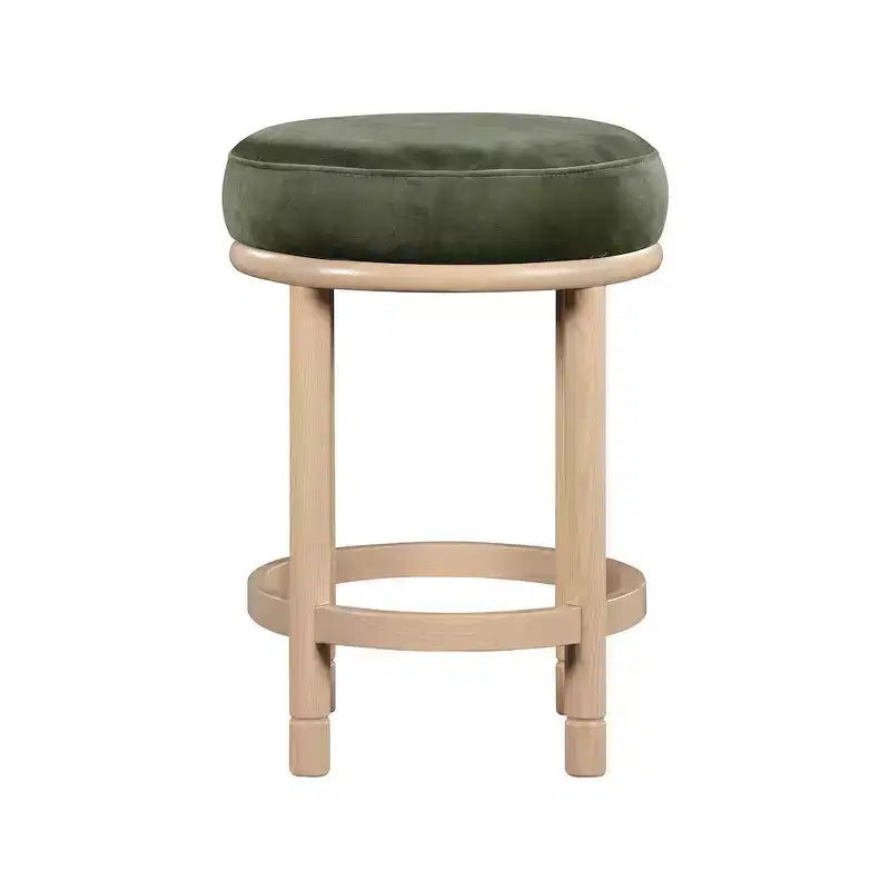 Meridian Furniture, Tabouret de comptoir Monette en velours vert