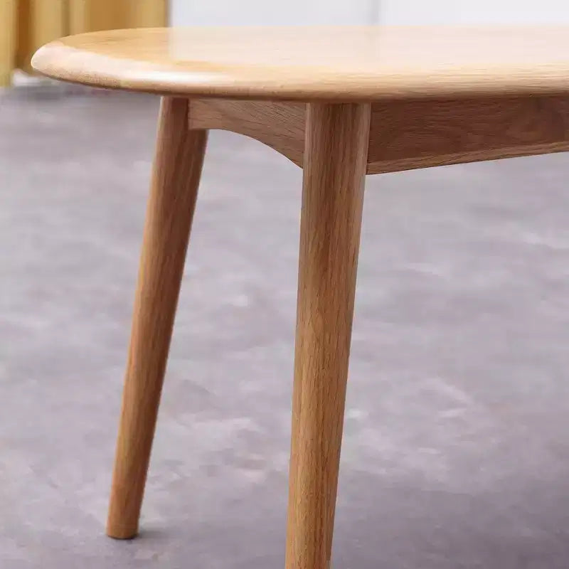 Chaise de salle à manger banc en bois massif Okak, chaises de cuisine rustiques en bois, banc de salle à manger simple et naturel pour salon et cuisine