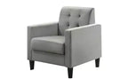 HOMLUX Fauteuil d'appoint en velours de 27,5 W avec capitonnage