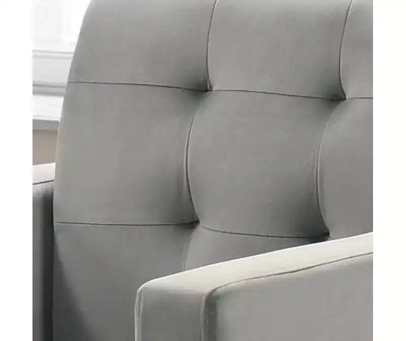 HOMLUX Fauteuil d'appoint en velours de 27,5 W avec capitonnage