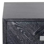 Table d'appoint Sanford à 2 tiroirs - SFV3548B - Chêne cérusé noir - Safavieh Couture