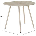 Petite table d'appoint en céramique Mint - ACC2914A - Céramique beige/beige - Safavieh