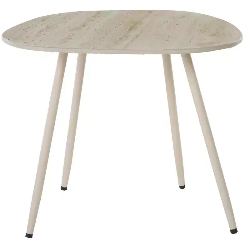 Petite table d'appoint en céramique Mint - ACC2914A - Céramique beige/beige - Safavieh