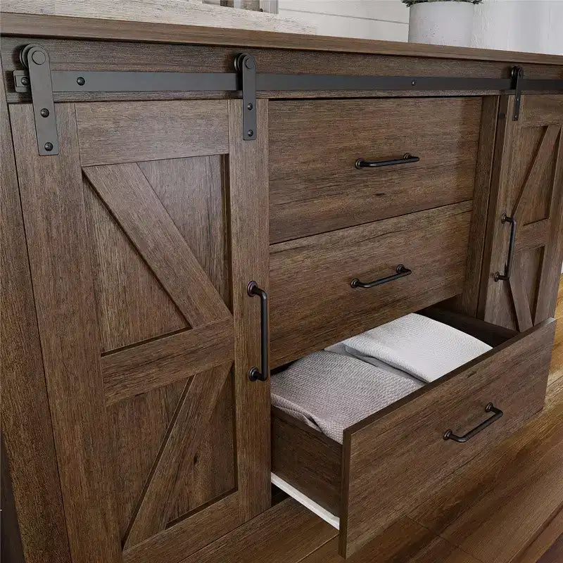Commode 3 tiroirs/2 portes RealRooms Alton Farmhouse