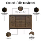 Commode 3 tiroirs/2 portes RealRooms Alton Farmhouse
