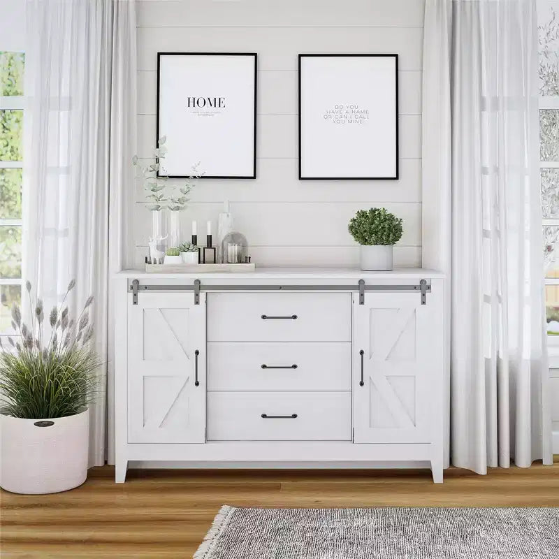Commode 3 tiroirs/2 portes RealRooms Alton Farmhouse