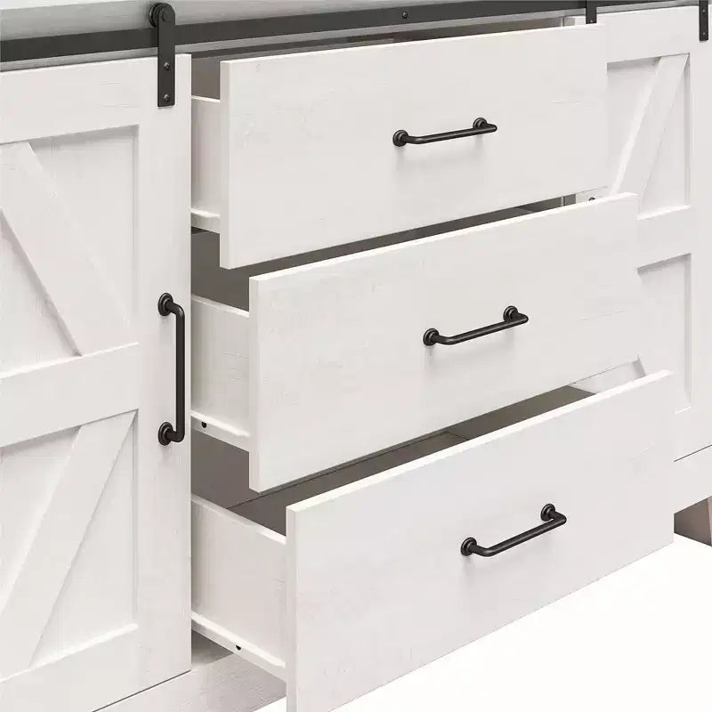 Commode 3 tiroirs/2 portes RealRooms Alton Farmhouse