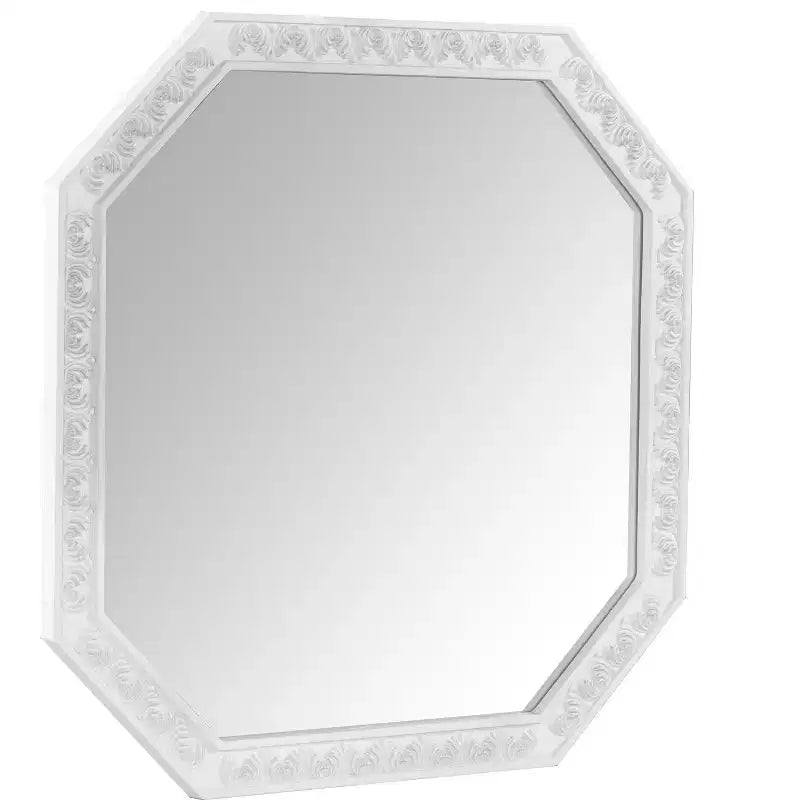 Coiffeuse ModernLuxe avec miroir, tiroirs et plateau de rangement pour bijoux, table de maquillage blanche, coiffeuse peu encombrante