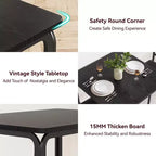 Ensemble table et chaises 3 pièces pour petits espaces, salle à manger, ensemble dînette moderne d'intérieur pour 2 personnes, ensemble table à manger carrée pour dînette