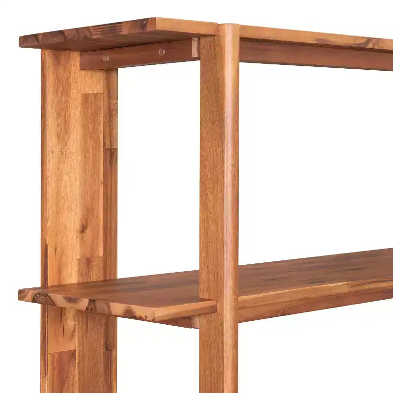 Étagère ouverte Yuumi Farmhouse à 4 niveaux en bois d'acacia Christopher Knight Home