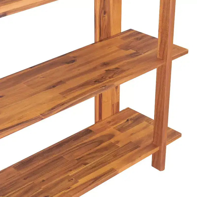 Étagère ouverte Yuumi Farmhouse à 4 niveaux en bois d'acacia Christopher Knight Home