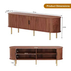 Meuble TV 70.1, console TV moderne avec compartiment de rangement et porte coulissante, meuble de divertissement pour jeux vidéo avec placard pour salon, chambre à coucher