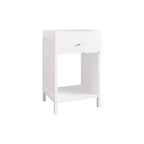 Table de chevet pour enfants ModernLuxe, en bois, table d'appoint blanche, table de canapé avec tiroir