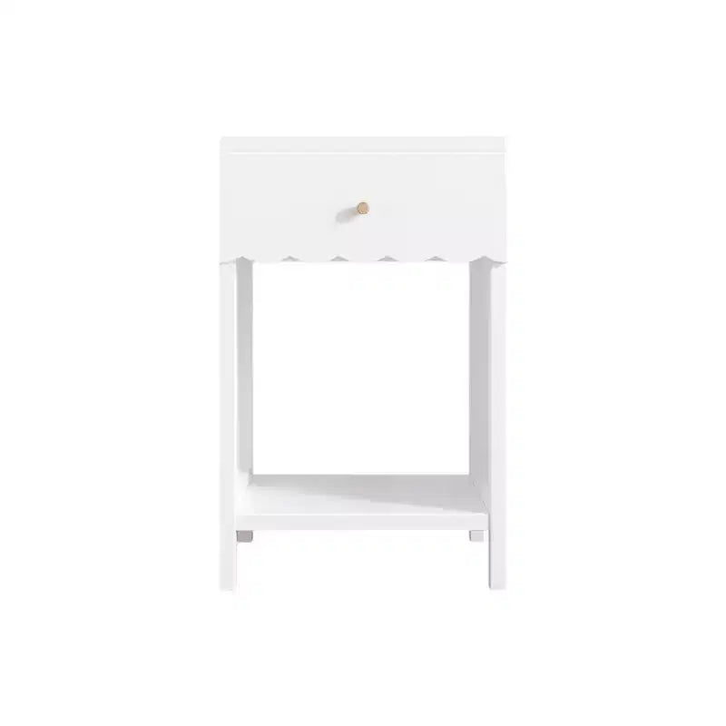 Table de chevet pour enfants ModernLuxe, en bois, table d'appoint blanche, table de canapé avec tiroir