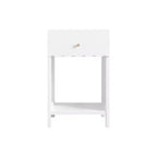 Table de chevet pour enfants ModernLuxe, en bois, table d'appoint blanche, table de canapé avec tiroir