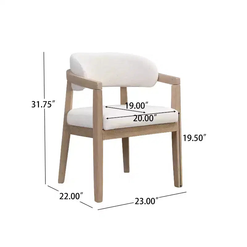 Ensemble de salle à manger rembourré Christopher Knight Home Ambessa moderne 7 pièces en bois d'hévéa