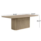 Ensemble de salle à manger rembourré Christopher Knight Home Ambessa moderne 7 pièces en bois d'hévéa