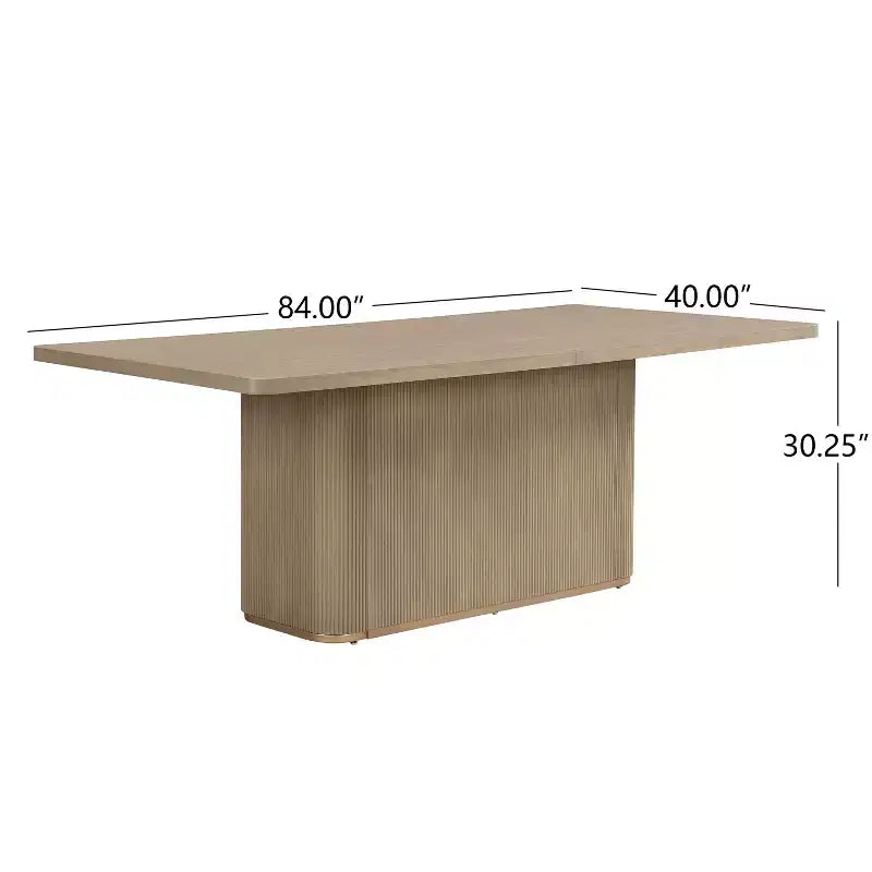 Ensemble de salle à manger rembourré Christopher Knight Home Ambessa moderne 7 pièces en bois d'hévéa