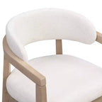 Ensemble de salle à manger rembourré Christopher Knight Home Ambessa moderne 7 pièces en bois d'hévéa