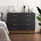 Commode à 8 tiroirs pour chambre et placard, chiffonnier moderne de 92 cm de haut avec glissières à fermeture douce et kit anti-basculement, organisateur peu encombrant