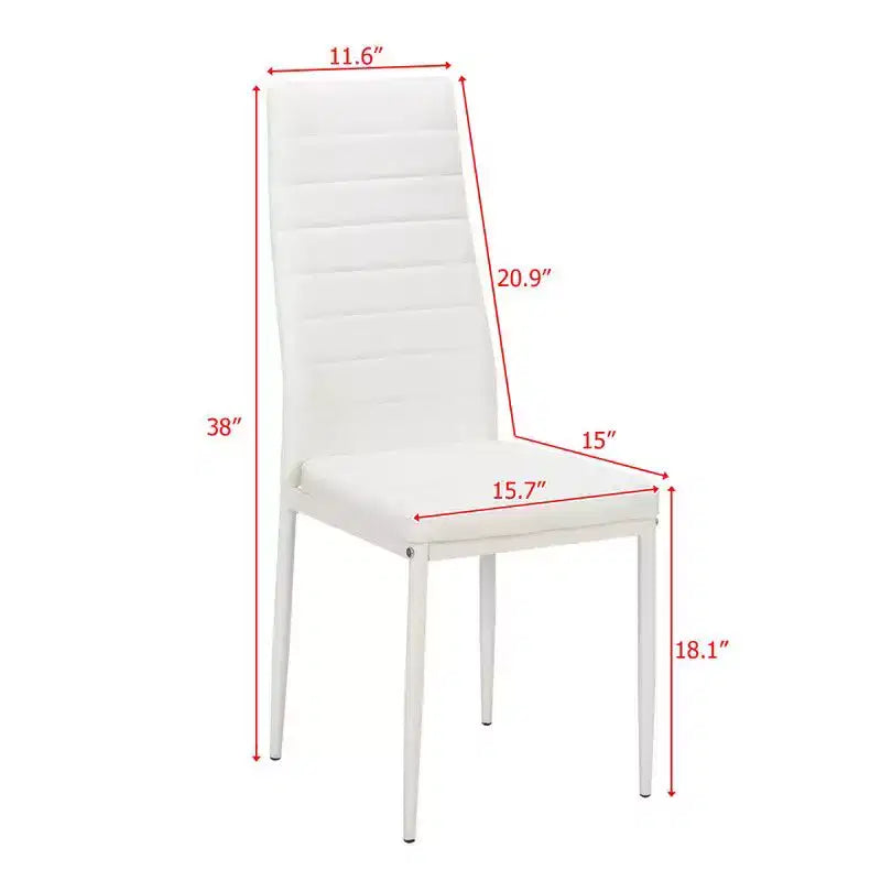 Karl Home Lot de 4 chaises de salle à manger
