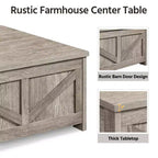 Table basse relevable en bois Yaheetech avec compartiments cachés pour salon ou réception