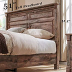 Cadre de lit Queen Size Mastgoal avec tête de lit de 130 cm de haut, pied de lit romain de 51 cm, 2 grands tiroirs de rangement, pas besoin de sommier à ressorts