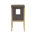 Meridian Furniture, Chaises de salle à manger Gwendolyn en tissu texturé lin, lot de 2