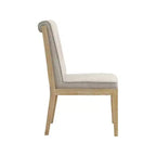 Meridian Furniture, Chaises de salle à manger Gwendolyn en tissu texturé lin, lot de 2