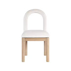 Meridian Furniture, Chaise de salle à manger en velours Conrad