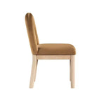 Meridian Furniture, Chaise de salle à manger en velours Conrad