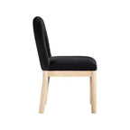 Meridian Furniture, Chaise de salle à manger en velours Conrad