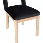 Meridian Furniture, Chaise de salle à manger en velours Conrad