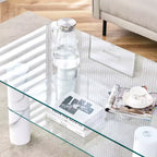 MAYEERTY 63 Table console rustique, table d'appoint en bois avec 6 compartiments ouverts pour entrée