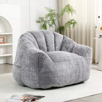 MAYEERTY Bean Bag Sofa Chair with Armrests High Density Foam Lazy Comfortable for Adults Living Room Bedroom Reading Nook