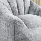MAYEERTY Fauteuil Poire avec Accoudoirs en Mousse Haute Densité Confortable pour Adultes, Salon, Chambre à Coucher, Coin Lecture
