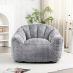 MAYEERTY Fauteuil Poire avec Accoudoirs en Mousse Haute Densité Confortable pour Adultes, Salon, Chambre à Coucher, Coin Lecture
