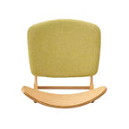 Chaises de salle à manger GDFStudio Toranto en bois d'hévéa et tissu d'inspiration Mid-Century (Lot de 2)