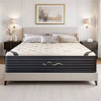 Swedrea Hybrid Mattress Medium Gel Memory Cashmere Wool in White