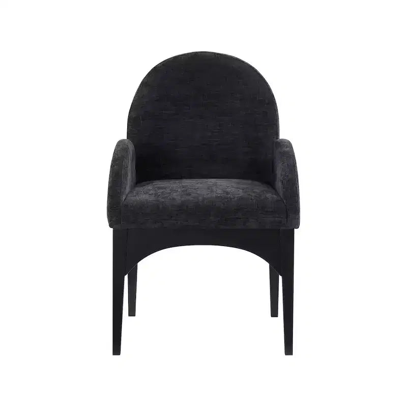 Meridian Furniture, Chaise de salle à manger en tissu chenille Waldorf