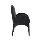 Meridian Furniture, Chaise de salle à manger en tissu chenille Waldorf