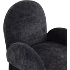 Meridian Furniture, Chaise de salle à manger en tissu chenille Waldorf